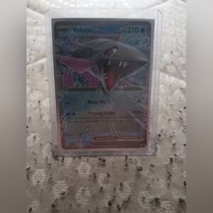 Pokemon Trading Card - Veluza GX with Blue and Pink Accents